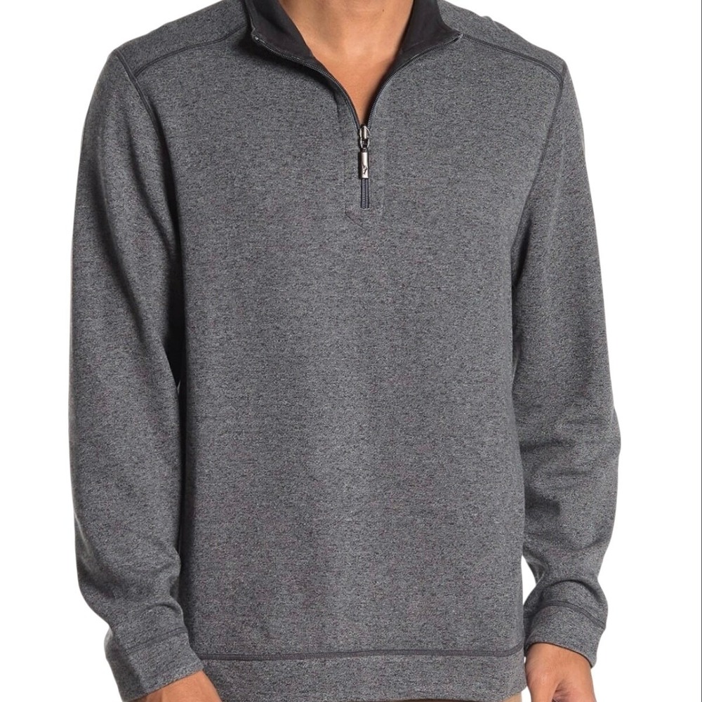 Tommy Bahama Reversible 1/4 Zip Men's Sweater ‎ Medium